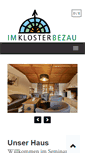 Mobile Screenshot of imklosterbezau.at
